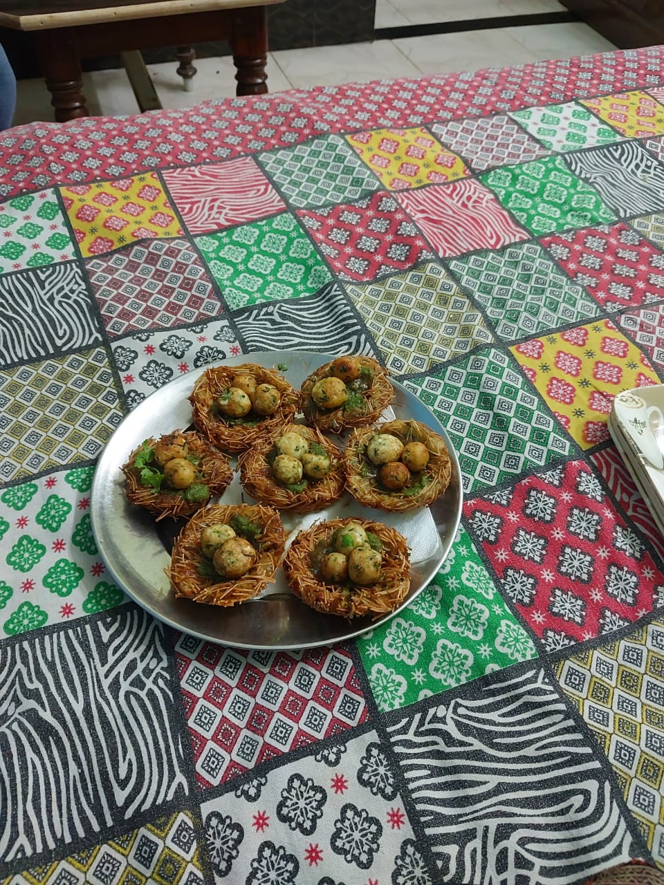 Aloo Paneer Bird Nest - angelsadda